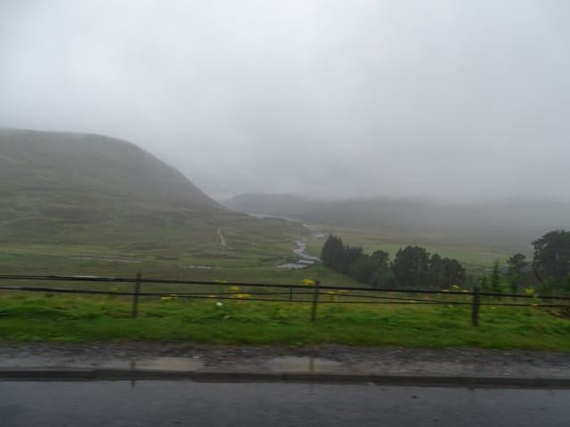 First rainy weather we had